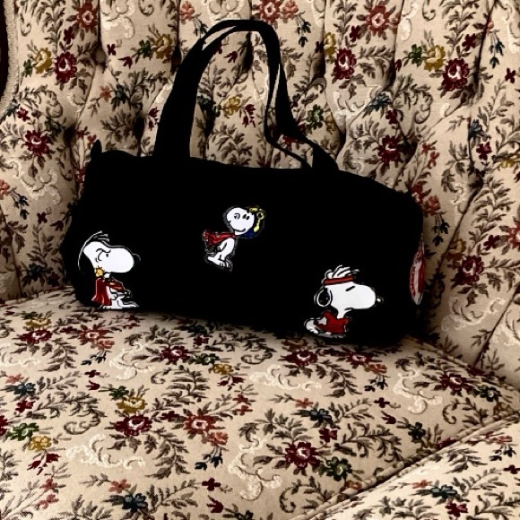 One of A Kind Cartoon Themed Full Zippered Wrist Carry Bag  With Pockets - Picture 7 of 10